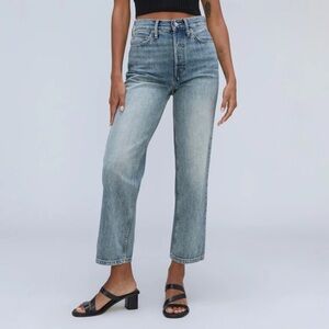 NEW Everlane The Rigid Way High Jeans Organic Cotton Sz 26 Regular